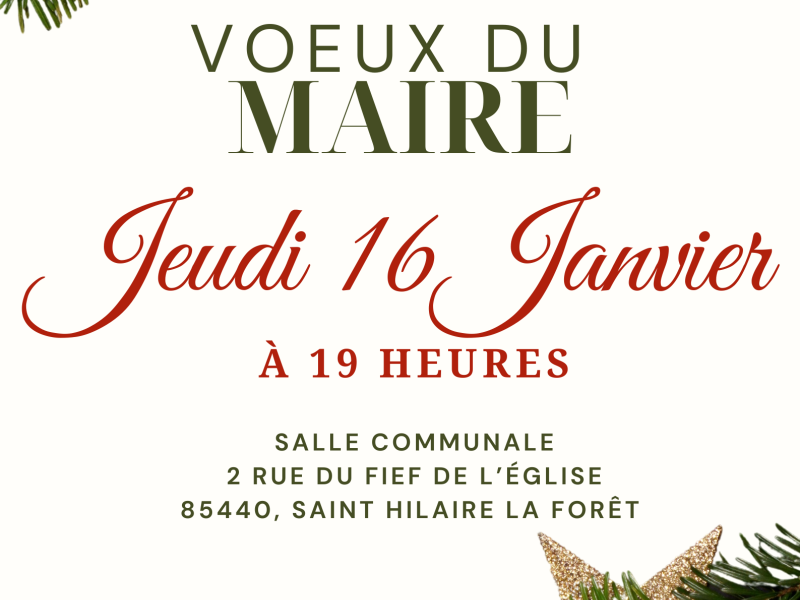 Vœux du Maire