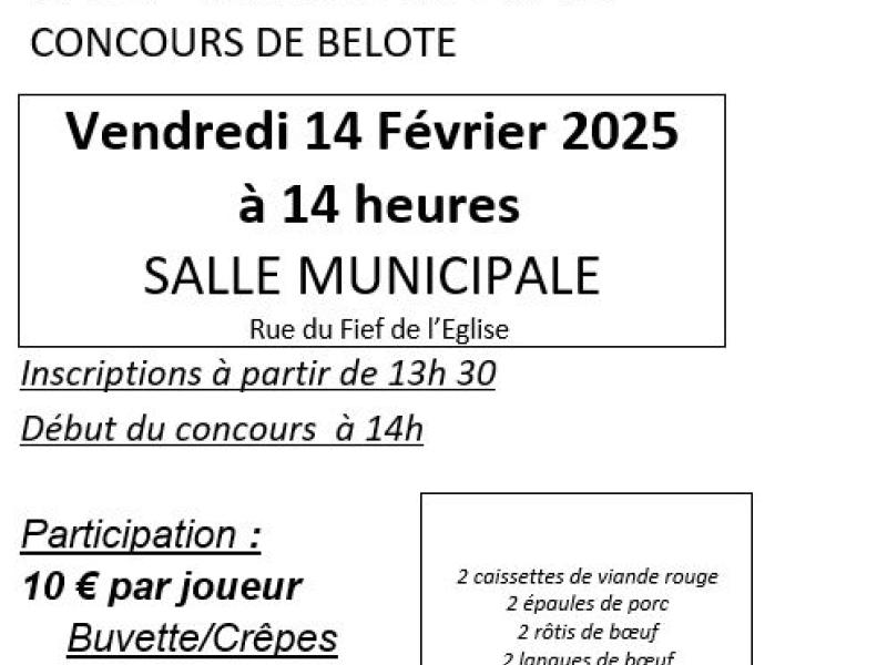 Concours de belote