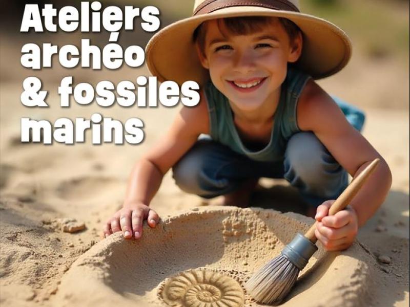 🔍 ATELIERS ARCHÉO & FOSSILES MARINS 🌊🦴