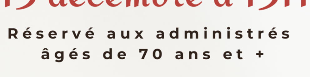 Goûter des seniors