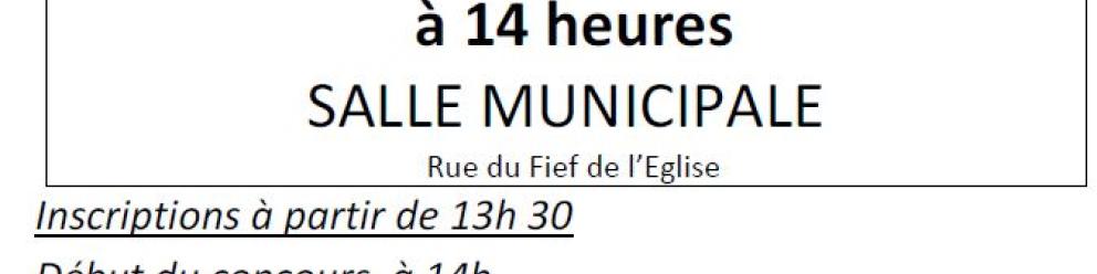 🃏 Concours de Belote 🎉